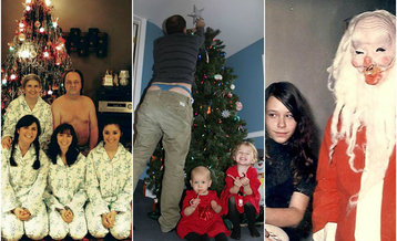 Fotos de Natal constrangedoras demais para serem esquecidas (Reprodução/Splitpics.uk)